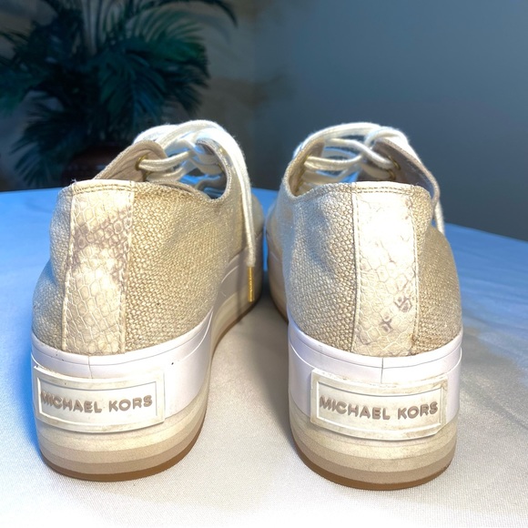 MICHAEL KORS RONNIE PLATFORM SNEAKERS - Picture 8 of 12